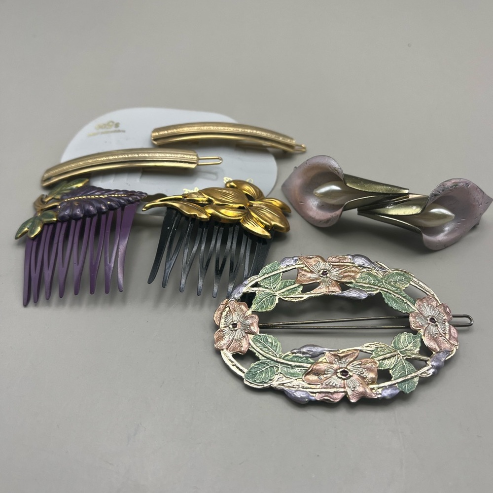 Elegant Floral Hair Accessory Set